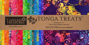 Timeless Treasures - Tonga Batiks Fiesta - Treats 5"