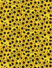 Load image into Gallery viewer, Timeless Treasures - Small Sunflowers - 1/2 YARD CUT
