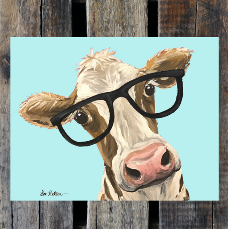 Moo Moo Cow Metal Sign