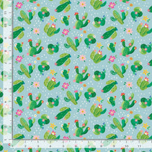 Load image into Gallery viewer, Timeless Treasures - Happy Alpaca - Cute Cactus Garden - 1/2 YARD CUT
