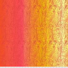 Load image into Gallery viewer, Tula Pink Daydreamer - Little Fluffy Clouds Mango - 1/2 YARD CUT
