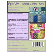 Load image into Gallery viewer, Boho Chic Tote Pattern

