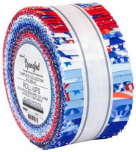 Load image into Gallery viewer, Robert Kaufman Wishwell - Spangled - 2.5&quot; strips
