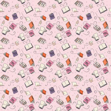 Load image into Gallery viewer, Riley Blake - Spooky Schoolhouse Spellbooks Pink - 1/2 YARD CUT
