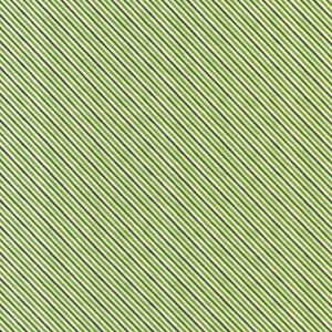 Robert Kaufman - Holiday Charms - Metallic Green Stripe - 1/2 YARD CUT