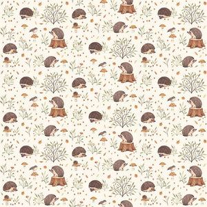 Dear Stella - Little Forest - Hedgehogs - 1/2 YARD CUT
