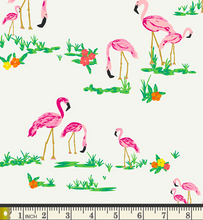 Load image into Gallery viewer, Art Gallery Fabrics - Flamingo Field - Pearl - 1/2 YARD CUT - Dreaming of the Sea Fabrics
