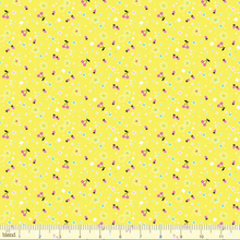 Load image into Gallery viewer, Blend Fabrics - Tiny Berries - Yellow - 1/2 YARD CUT - Dreaming of the Sea Fabrics
