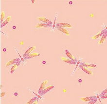 Load image into Gallery viewer, Michael Miller - Dragonfly Chic - Pink - 1/2 YARD CUT

