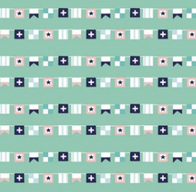 Load image into Gallery viewer, End of Bolt - Seaside Flags - Teal - 34&quot;
