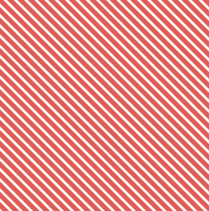 End of Bolt - Love Letters - Stripe - Red - 18"