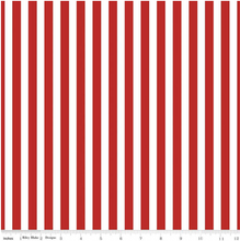 Load image into Gallery viewer, Riley Blake - Pirate Tales - Stripes Red  - 1/2 YARD CUT

