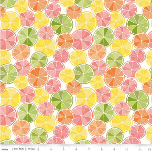 Riley Blake - Grove Slices - Multi - 1/2 YARD CUT - Dreaming of the Sea Fabrics