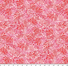 Load image into Gallery viewer, blooming ocean pink floral seaweed algae kelp fabric
