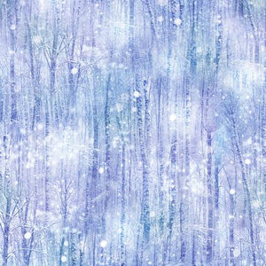 End of Bolt - Periwinkle Winter Bliss - 22"