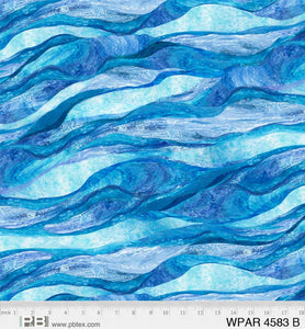 P&B Textiles - Blue Ocean - 1/2 YARD CUT