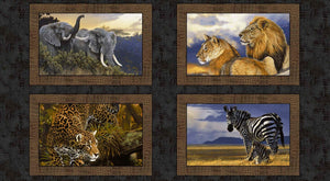 Windham Fabrics - Go Wild - African Animal Panel