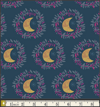 Load image into Gallery viewer, Art Gallery Fabrics - Lunar Illusion Flame - 1/2 YARD CUT - Dreaming of the Sea Fabrics
