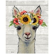 Load image into Gallery viewer, Floral Alpaca Print
