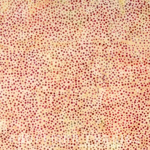 Hoffman - Apricot Bali Dots Batik - 1/2 YARD CUT