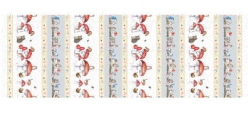 Maywood Studio - Bramble Patch - Toadstool Border - 1/2 YARD CUT ...