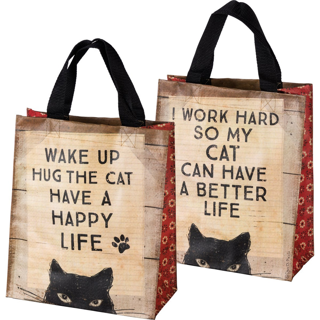 Every Day Tote - Hug the Cat