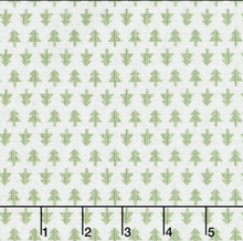 Load image into Gallery viewer, Wilmington Prints - Cozy Critters - Tiny Trees Lt Grey - 1/2 YARD CUT
