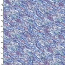 Load image into Gallery viewer, 3 Wishes - Celestial Journey - Feathers - 1/2 YARD CUT - Dreaming of the Sea Fabrics
