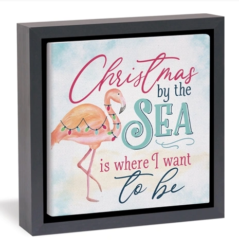 Christmas By the Sea is Where I Want to Be Wall Decor