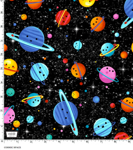 cosmic space scale fabric