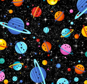 cosmic space happy planets