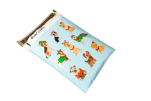 Load image into Gallery viewer, Christmas Dogs Polymailers 10”x13” Qty 100 - Dreaming of the Sea Fabrics
