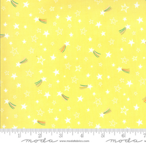 Moda Fabrics - Hello Sunshine Stars - Sunshine - 1/2 YARD CUT - Dreaming of the Sea Fabrics