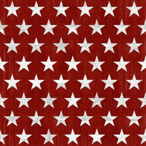henry glass live free red star fabric