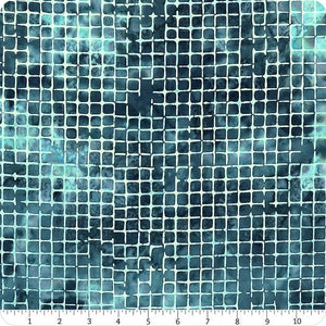 Timeless Treasures - Tonga Batik Deep Grid - 1/2 YARD CUT