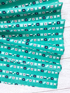 End of Bolt - Seaside Flags - Teal - 34"