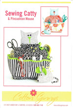 Load image into Gallery viewer, Sewing Catty &amp; Pincushion Mouse Pattern
