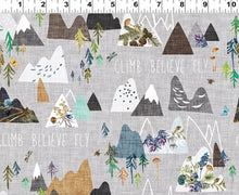 Load image into Gallery viewer, Clothworks - Forest Glade - Mountains - 1/2 YARD CUT
