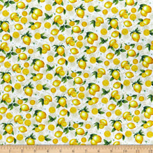 Load image into Gallery viewer, Timeless Treasures - Lemons - Cream - 1/2 YARD CUT
