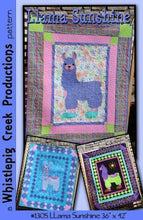Load image into Gallery viewer, Llama Sunshine Quilt Pattern - Dreaming of the Sea Fabrics
