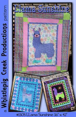 Llama Sunshine Quilt Pattern - Dreaming of the Sea Fabrics