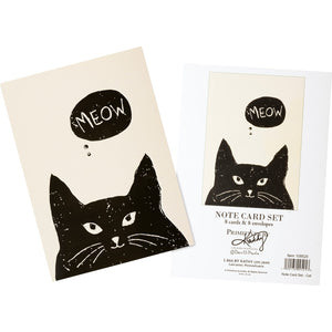 Meow Cat Notecard Set