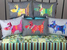 Load image into Gallery viewer, Mini Mod Dog Pillow / Wall Hanging Pattern - Dreaming of the Sea Fabrics
