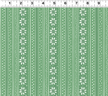Load image into Gallery viewer, Clothworks - Mint Sweater Stripe - 1/2 YARD CUT
