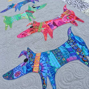 Mod Dog Quilt Pattern - Dreaming of the Sea Fabrics