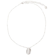 Load image into Gallery viewer, monstera leaf necklace
