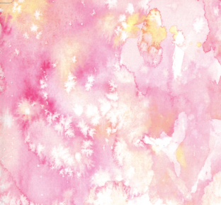 pink yellow fuchsia watercolor moody bloom paint white blender art moda fabric