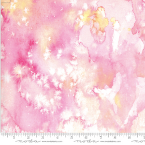 pink yellow fuchsia watercolor moody bloom paint white blender art moda fabric