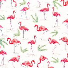 Load image into Gallery viewer, Robert Kaufman - Natural Flamingo - 1/2 YARD CUT
