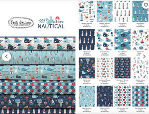 Camelot Fabrics - Nautical - 2.5" Strips